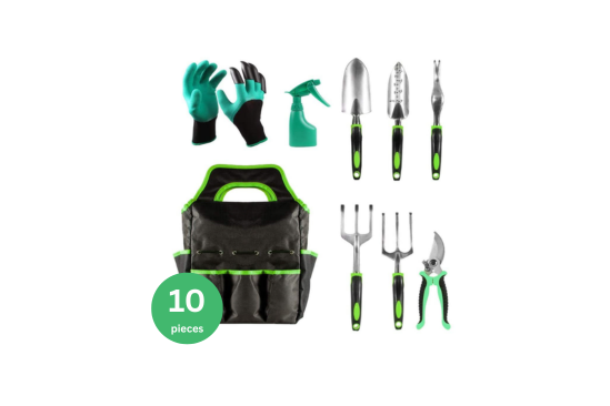 عدة بستنة متكاملة – 10 قطع  Garden Tool Set – 10 Pieces