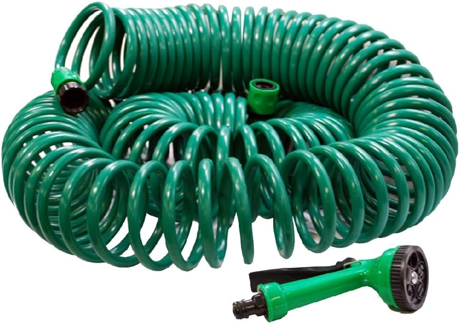 خرطوم حديقة ملتف 30 متر – HP102 | 30mt Coil Garden Hose HP102