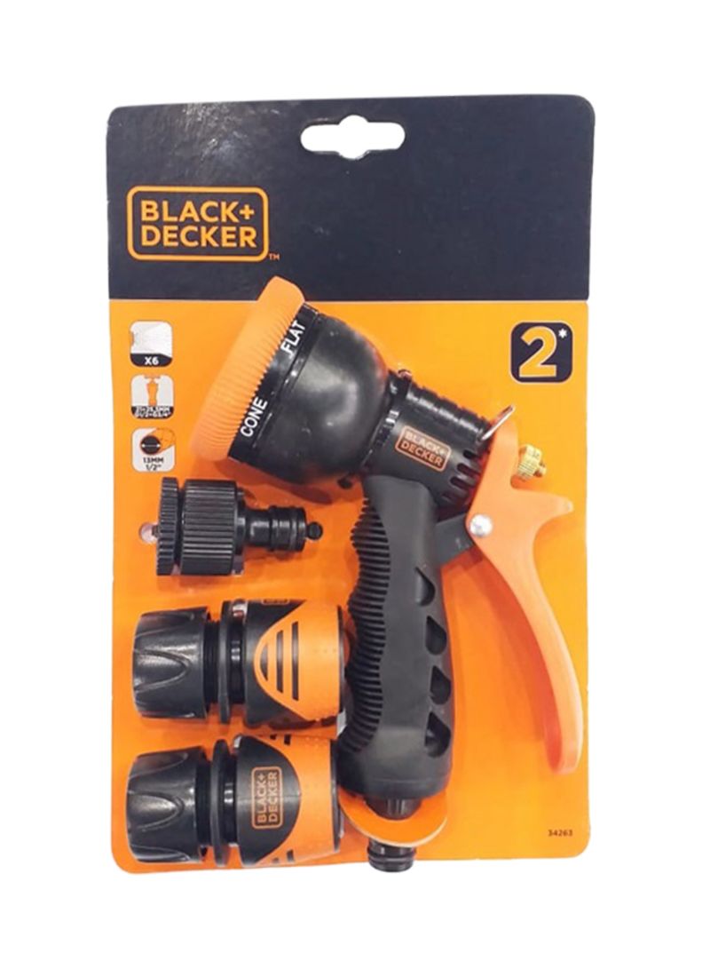 مجموعة رشاش وتوصيلات Black & Decker 34263 – 4 قطع - 3